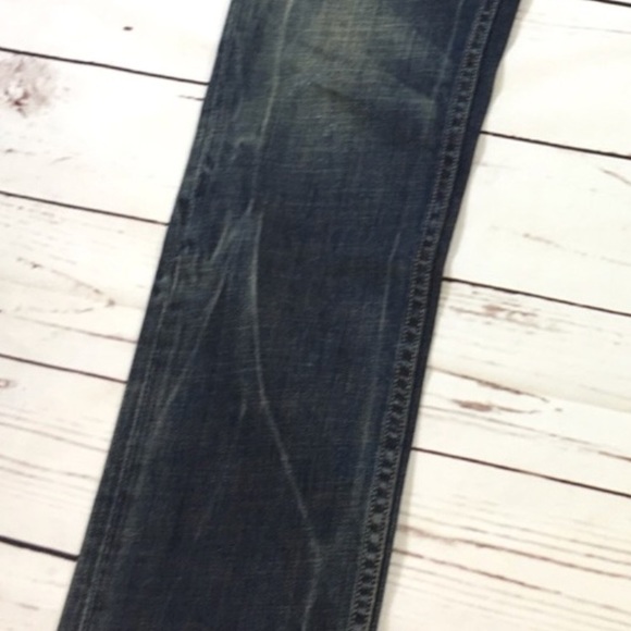 All Saints Distressed Skinny Jeans peyote pipe - Picture 6 of 8